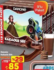 DANONE KAKAOLU SÜT 9'LU